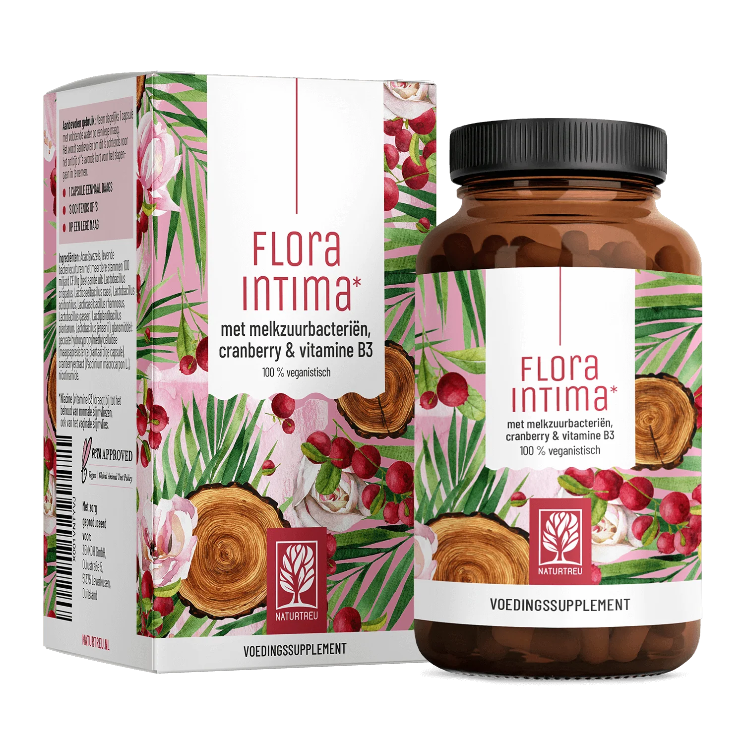 Flora Intima: Met melkzuurbacteriën, cranberry & vitamine B3