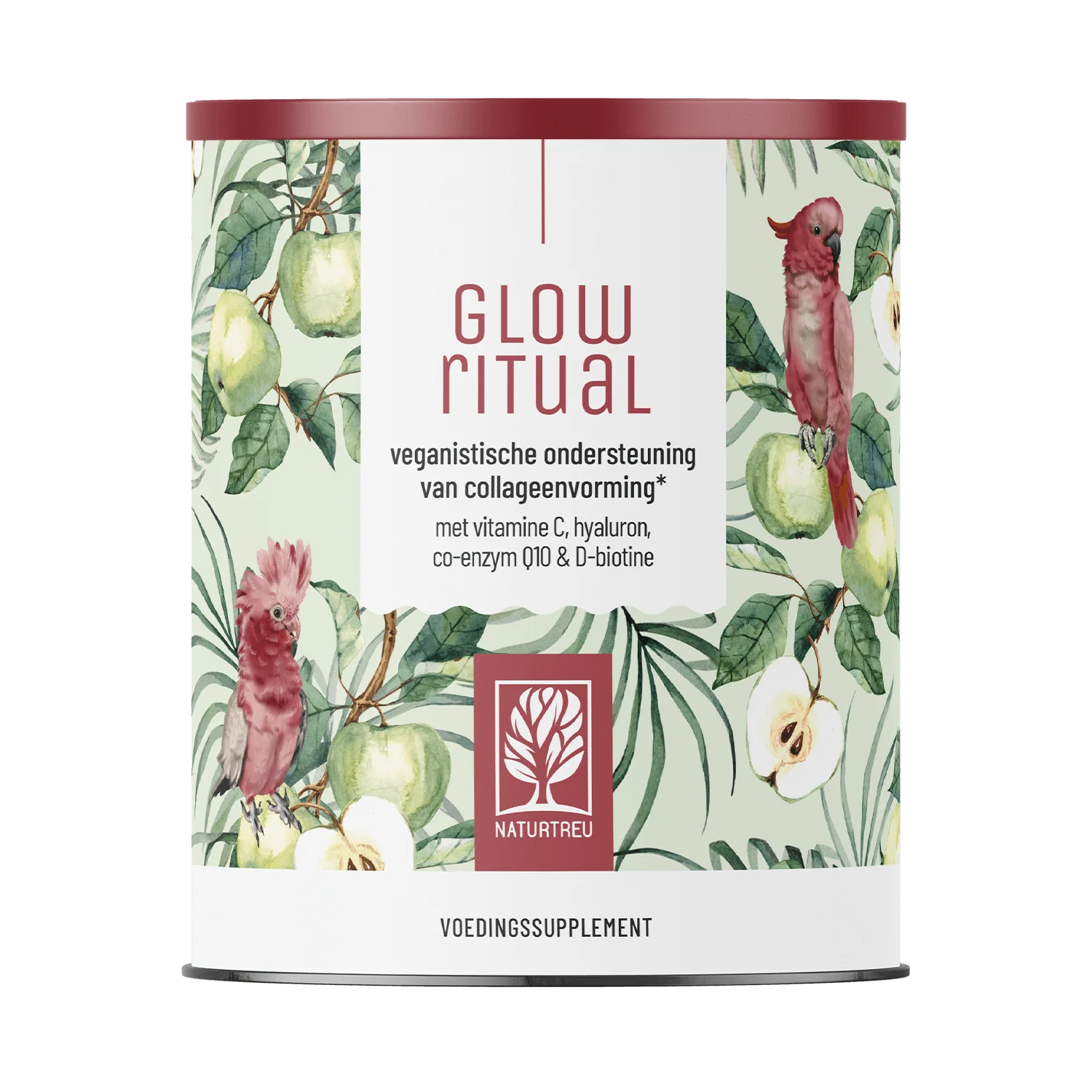 Glow Ritual: Veganistische ondersteuning van collageenvorming* met vitamine C, hyaluronzuur, Q10 en D-biotine