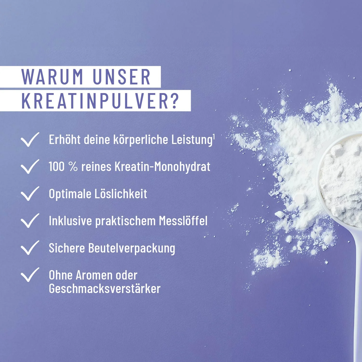 Kreatinquelle: Kreatin-Monohydrat mit 200 Mesh - Image 6