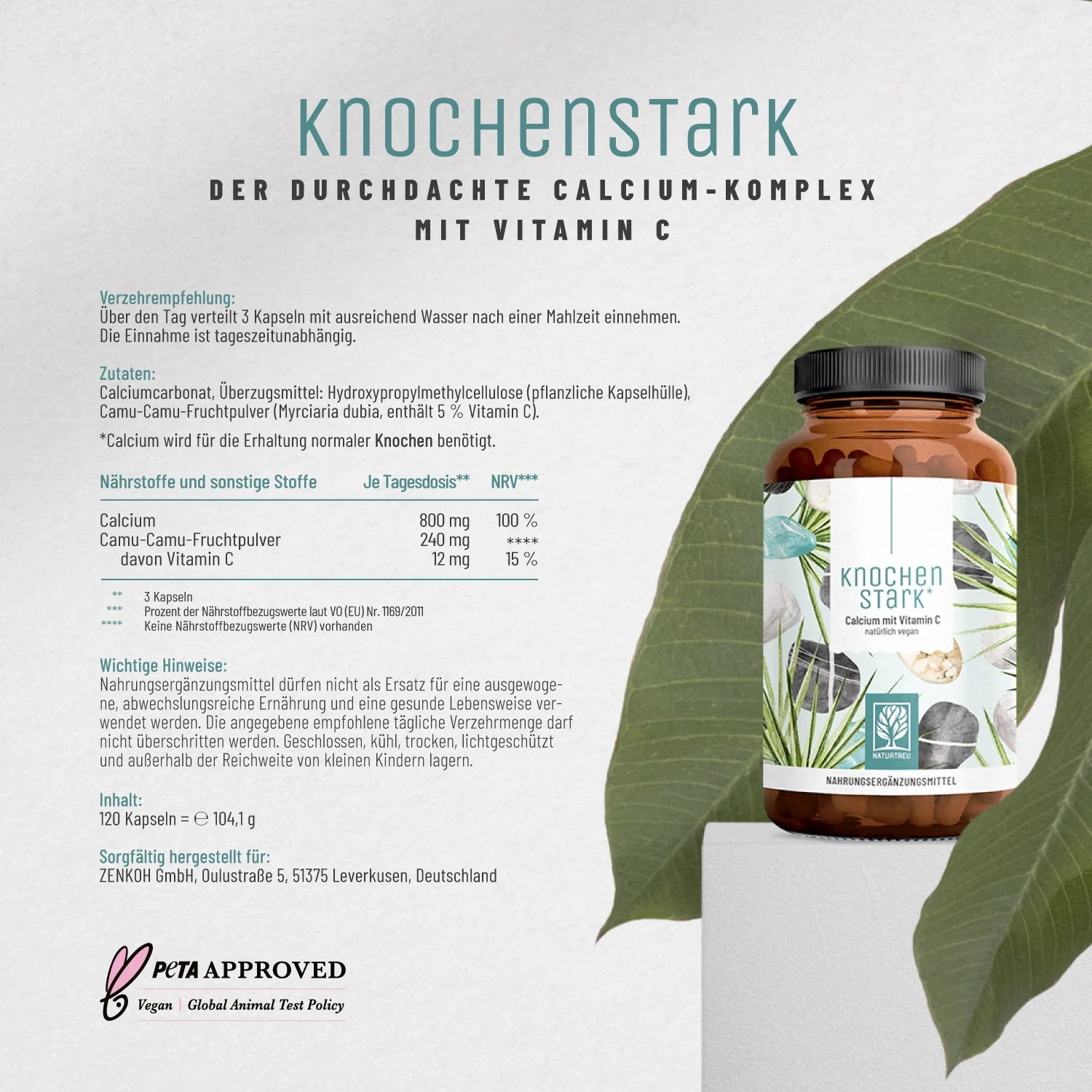 Starke Basis Paket: Vitamin D3 & K2, Calcium und Vitamin C - Image 9