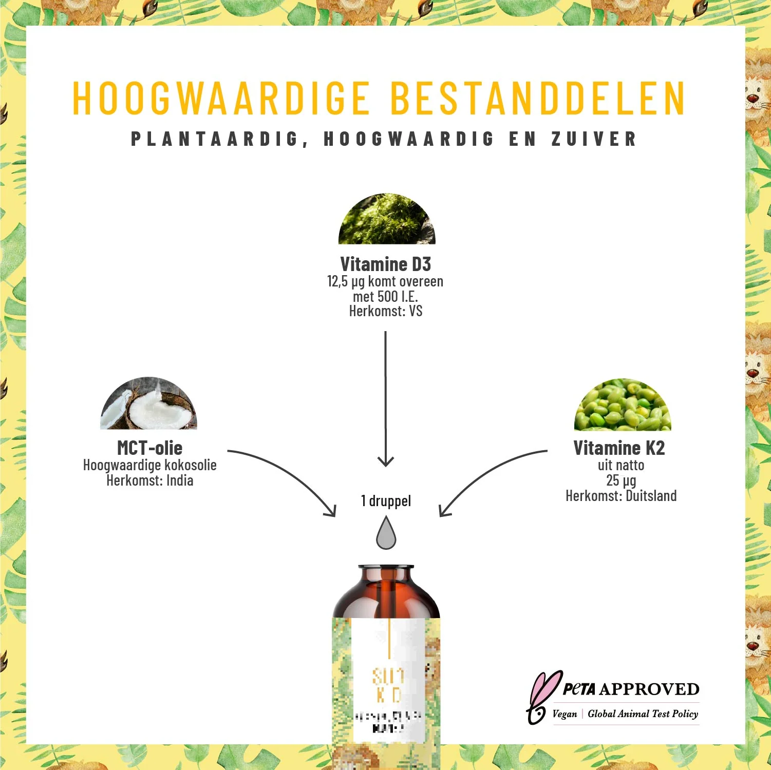 Sun Kid: Vitamine d3 en k2 druppels voor kinderen vanaf 4 jaar (500 IE) - Image 2