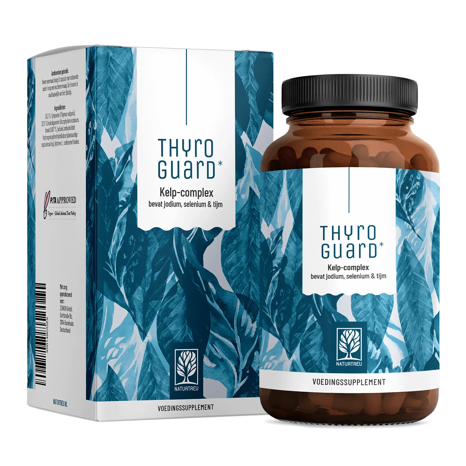 Thyro Guard: Kelp-complex bevat jodium, selenium & tijm