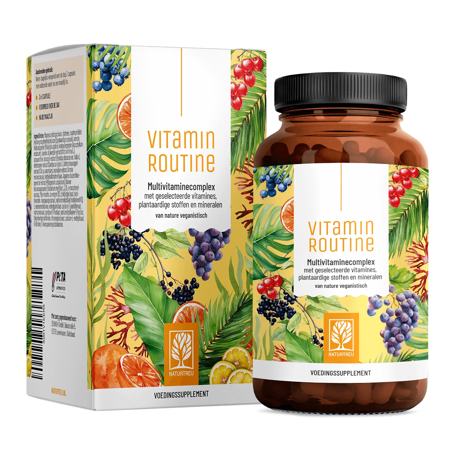 Vitamin Routine: Multivitaminecomplex met geselecteerde vitamines, plantaardige stoffen en mineralen
