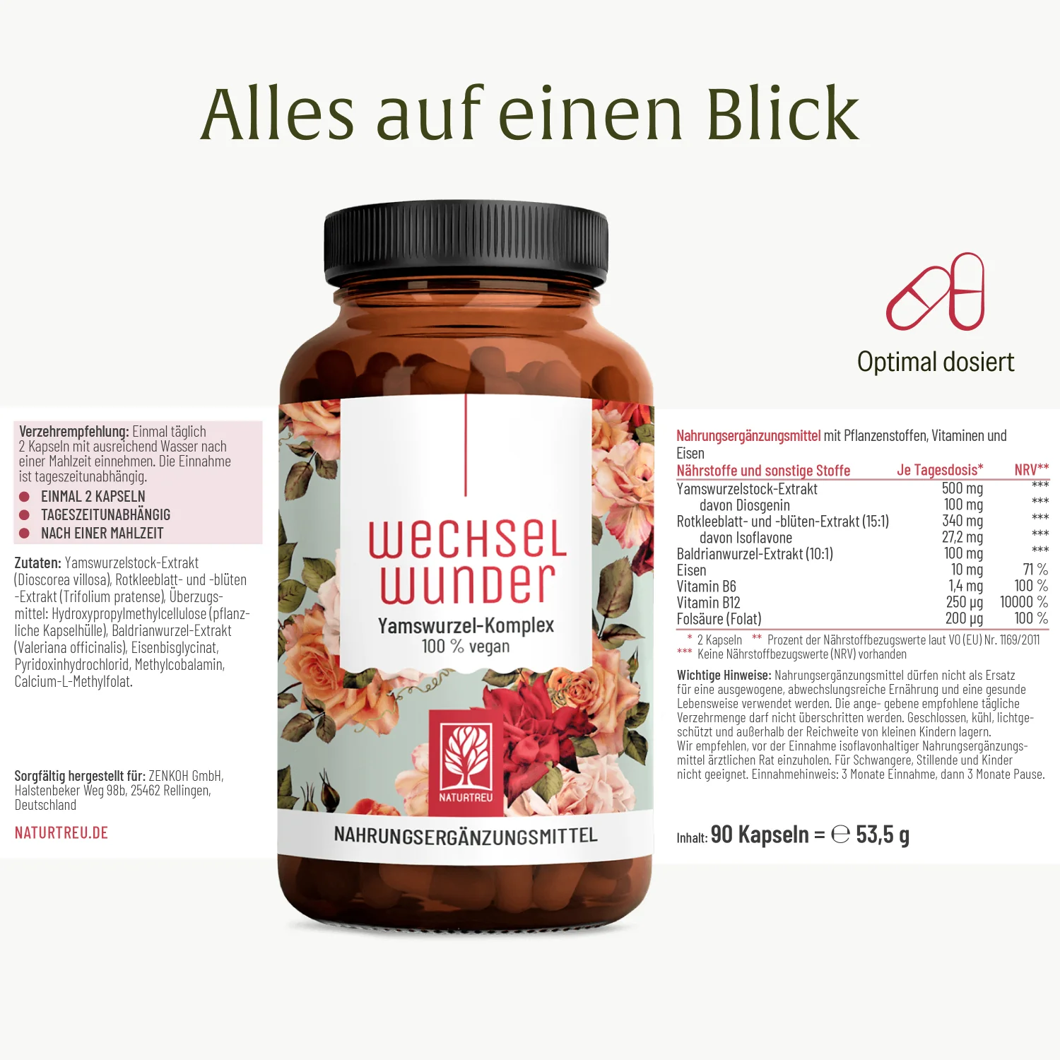 Wechselwunder: Wechseljahre-Komplex mit Yams & Rotklee - Image 9